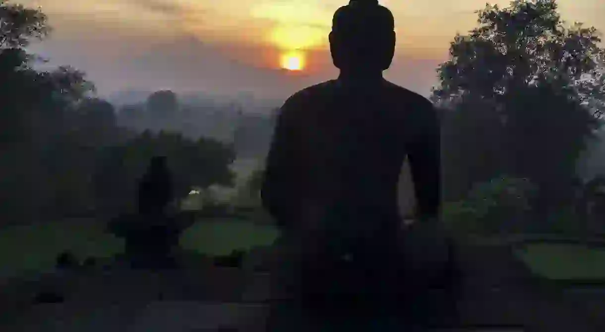 Sunrise from Borobudur Temple