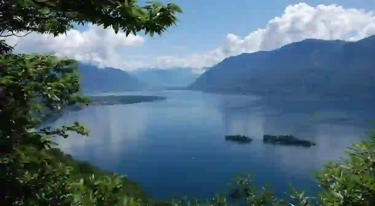 The Isole di Brissago (centre right) would be protected by the new proposed national park