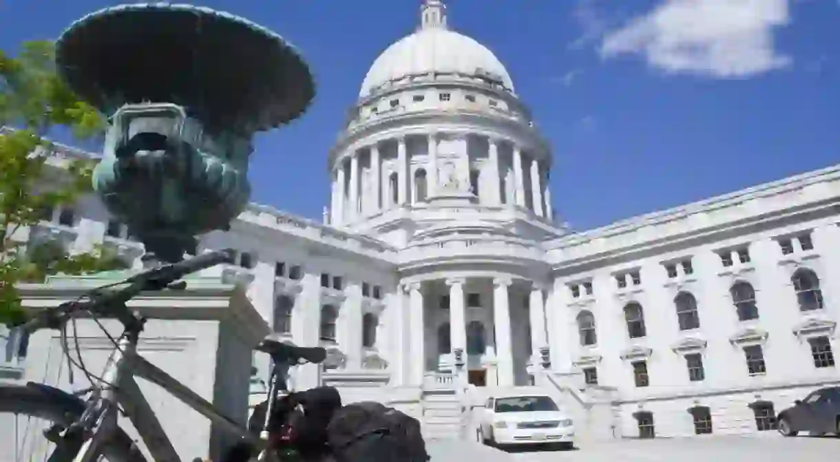 Bike at Wisconsin State Capitol