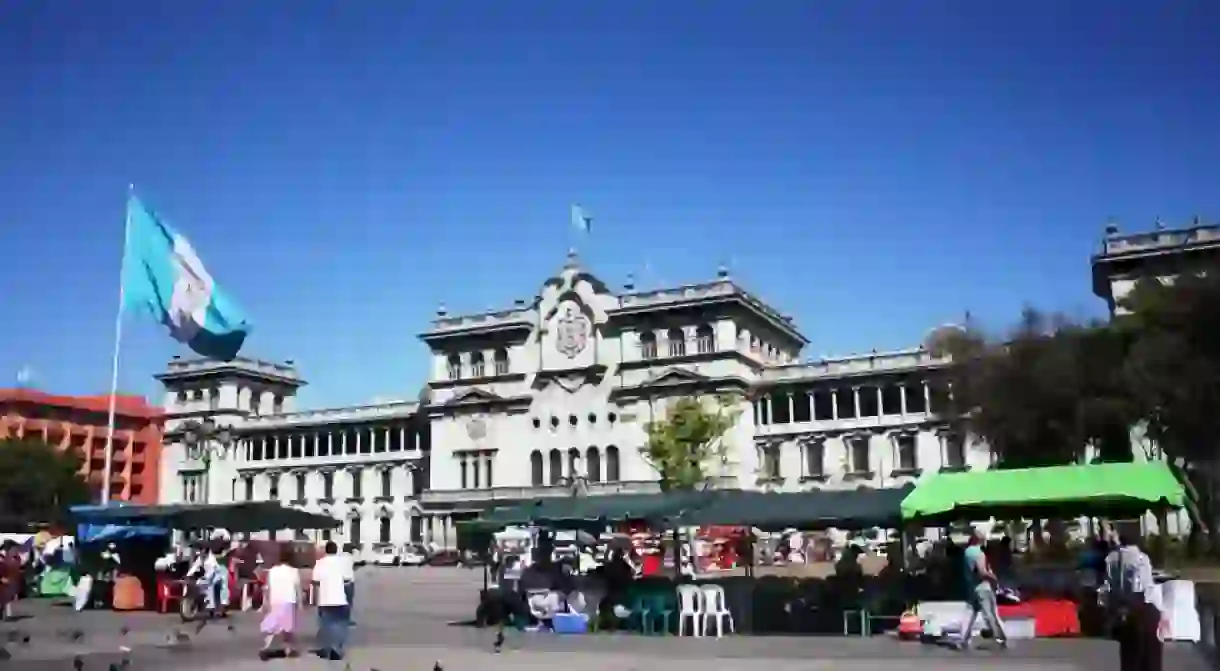 The National Palace of Culture in Guatemala City