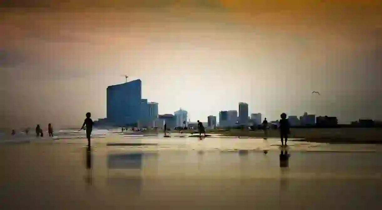 The view from Brigantine Beach