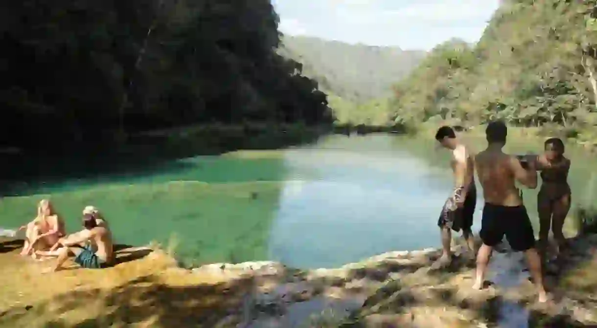 Pools at Semuc Champey, Guatemala