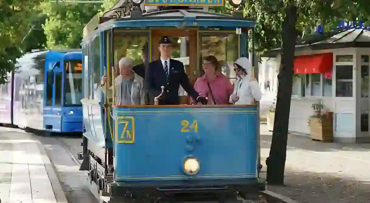 The Djurgarden line is one of Stockholms unique attractions