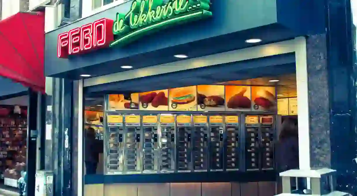 FEBO fast-food vending machine, Amsterdam