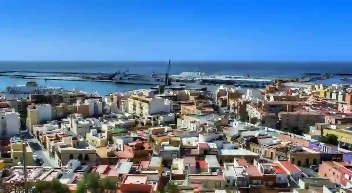 The rooftops of Almería