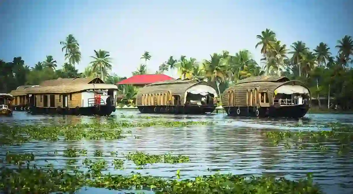 Houseboat in Alappuzha (Allepey), Kerala