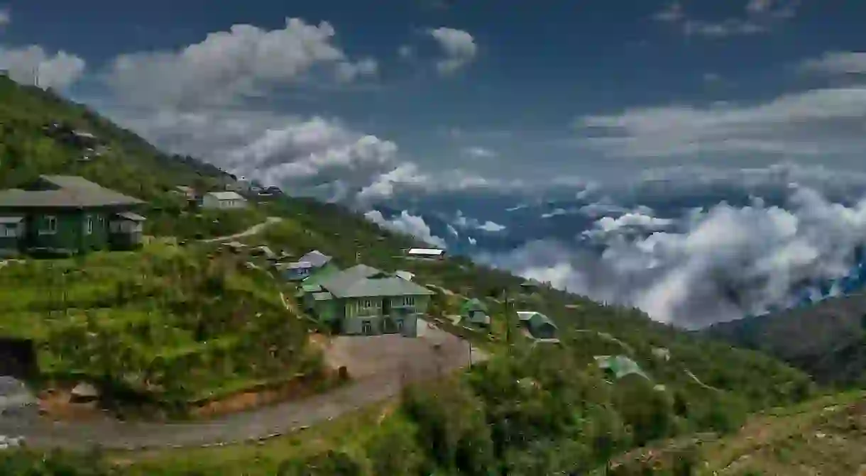 A village in Sikkim