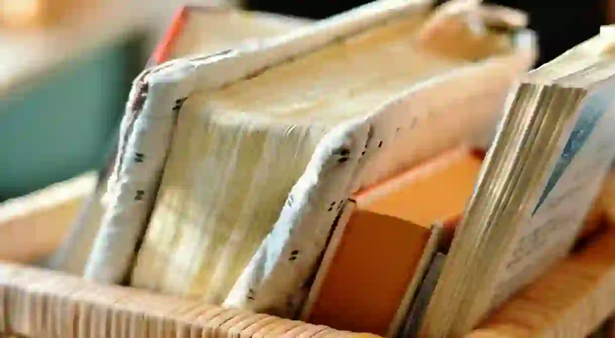 Books in a shelf