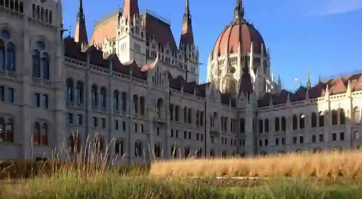 Hungarys parliamentary building in Budapest