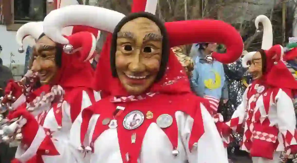 The spooky costumes at Black Forest Carnival, Germany