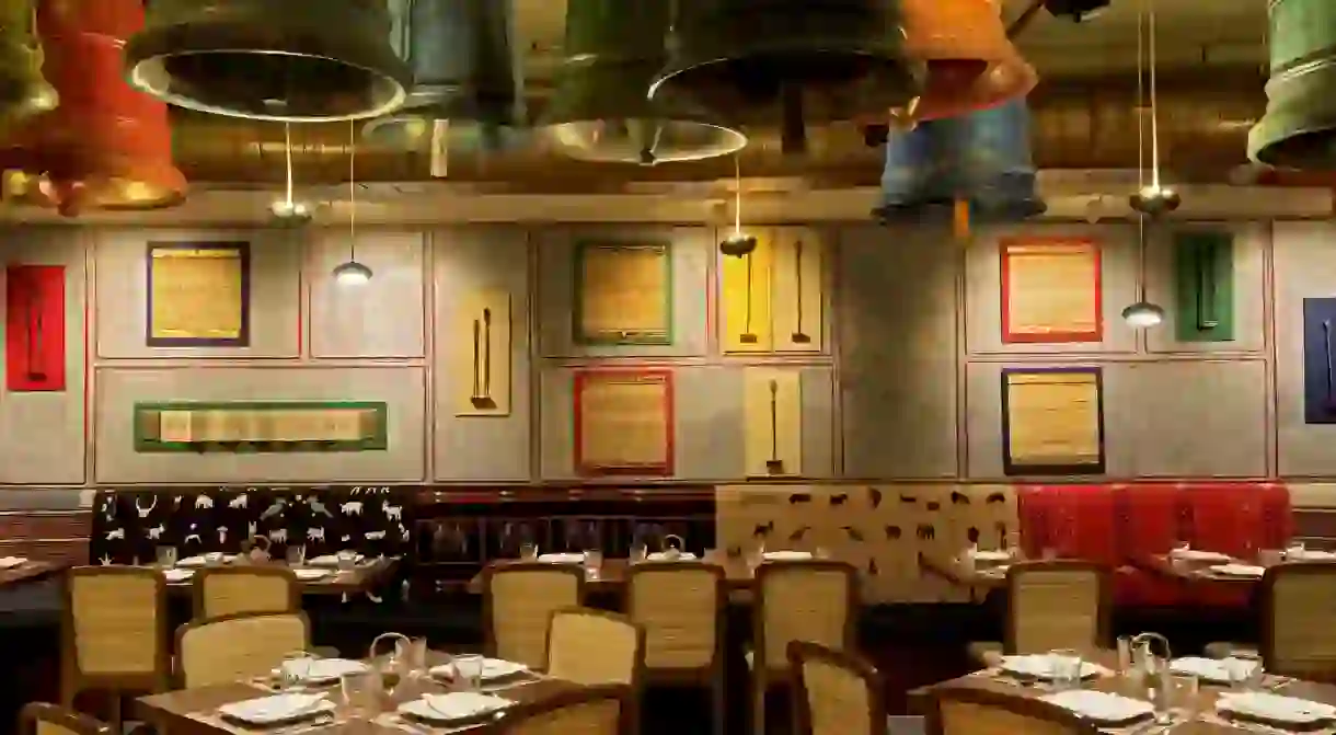 Interiors of Burma Burma, Gurugram