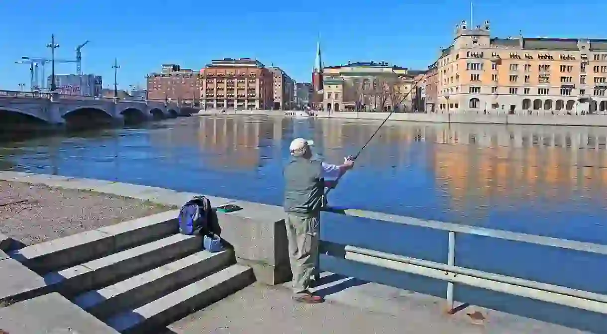 Stockholm is a great place for fishing