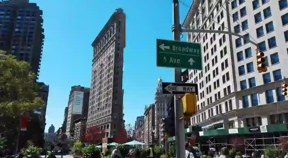 The Flatiron district in Manhattan is home to many technology startups