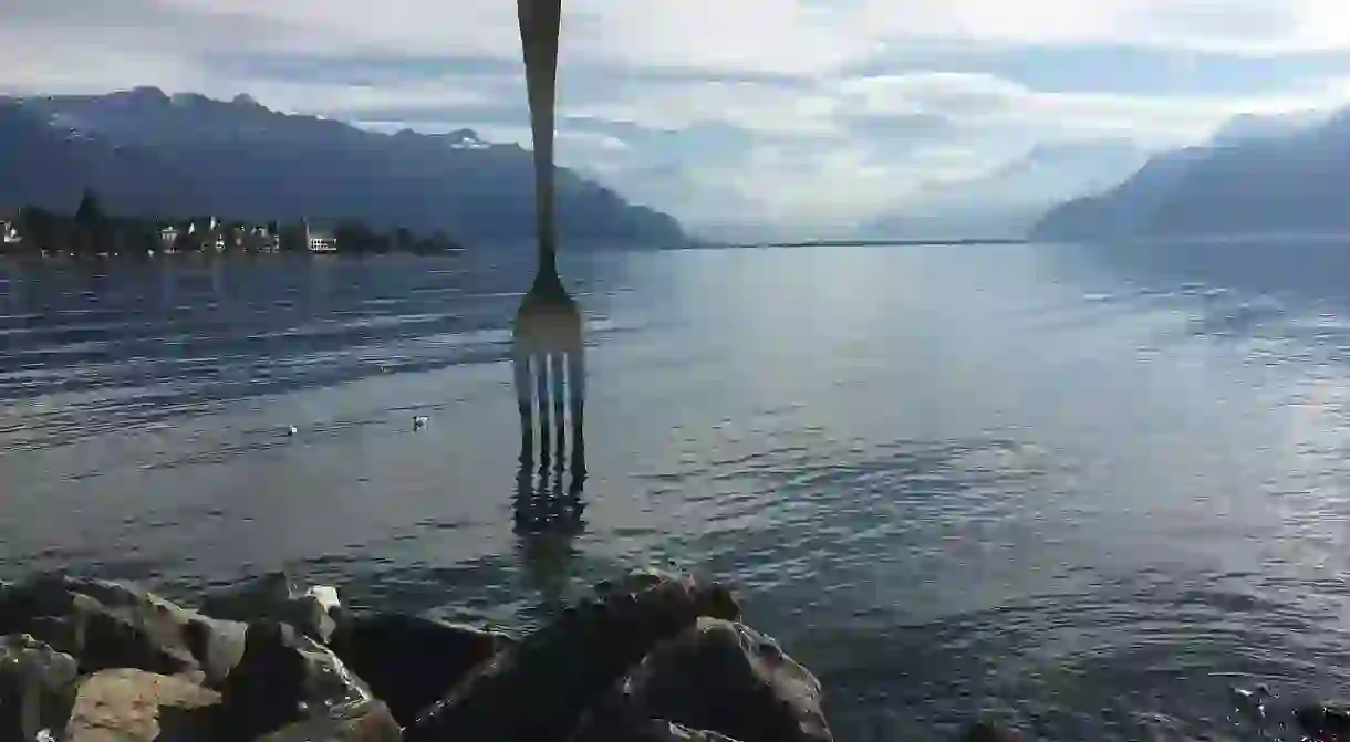 Switzerlands giant, lake-dwelling fork