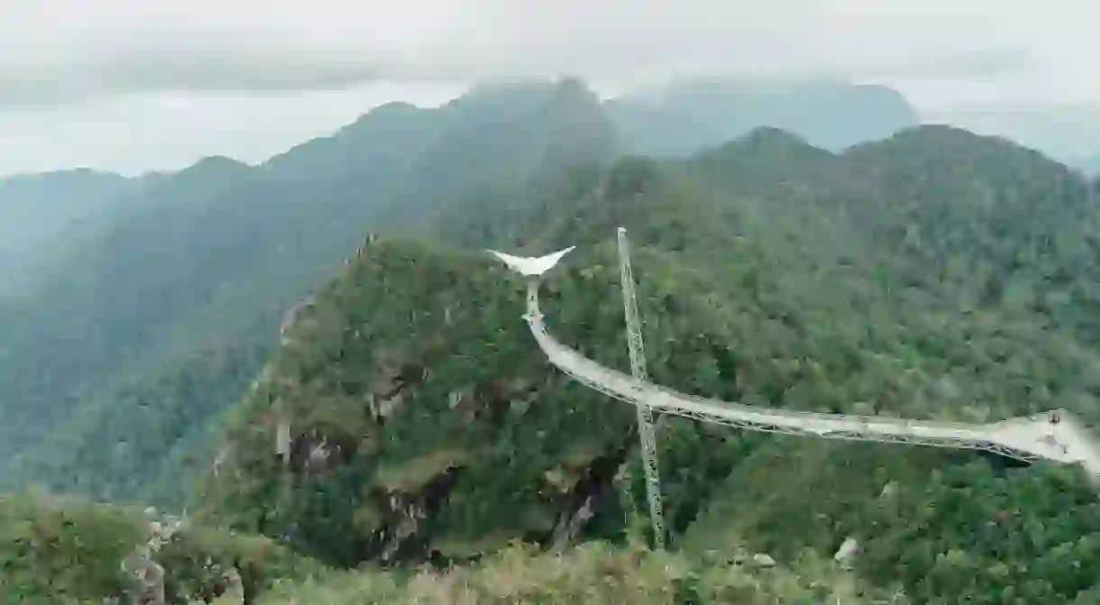 Great view of the Sky Bridge on a clear day