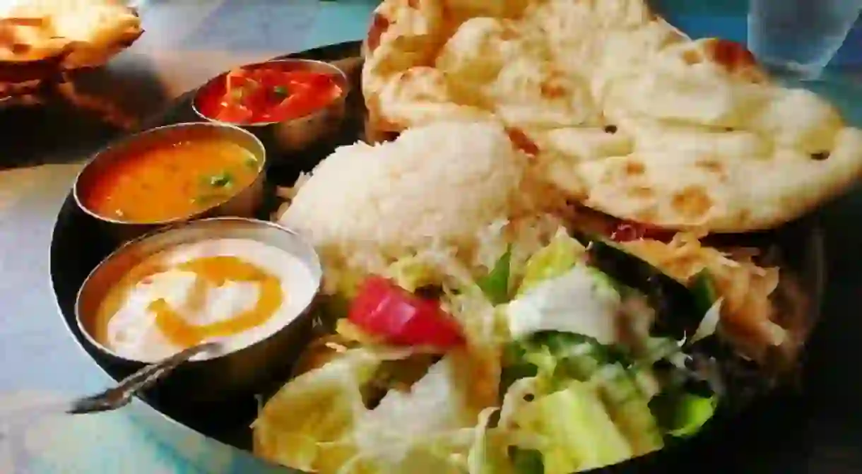 Indian thali