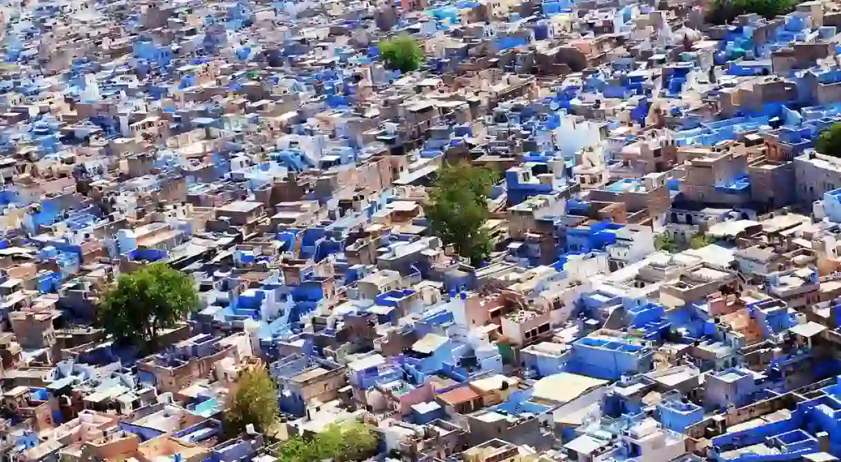 Old Town of Jodhpur in Blue Hues