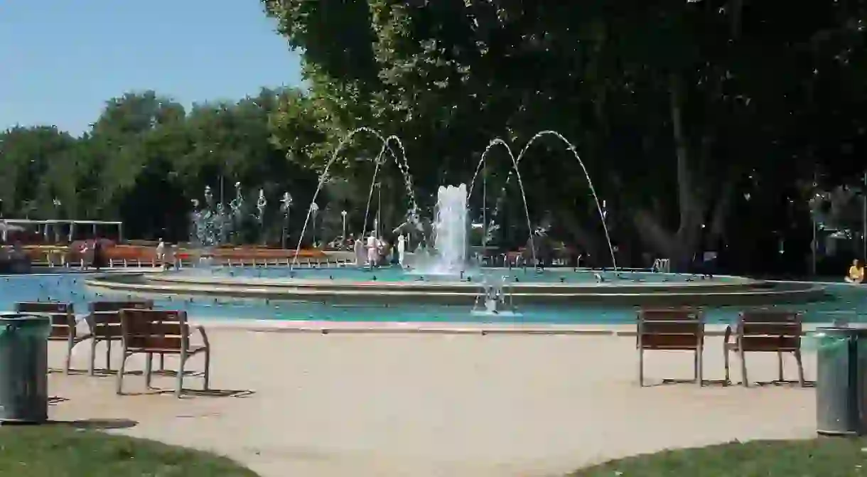 Musical fountain at Margaret Island