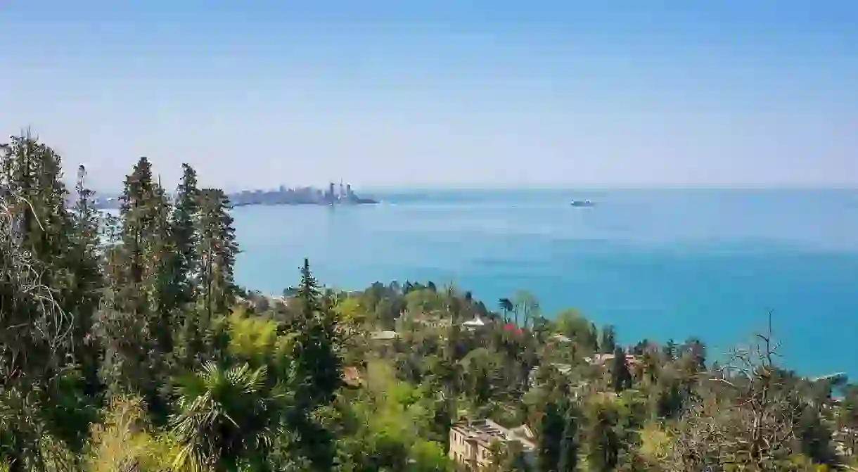 Overlooking the Batumi skyline and Mtsvane Kontskhi