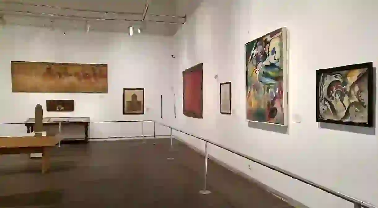 Exhibition hall at Museum of Fine Arts