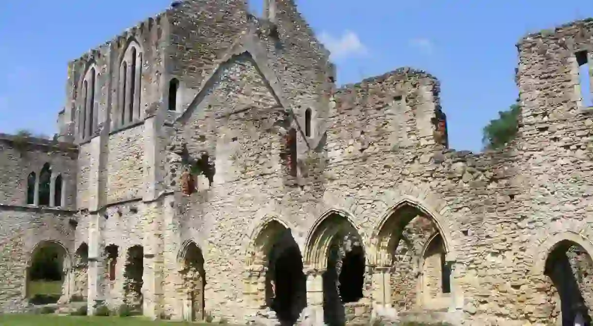 The abandoned ruins of the abbey