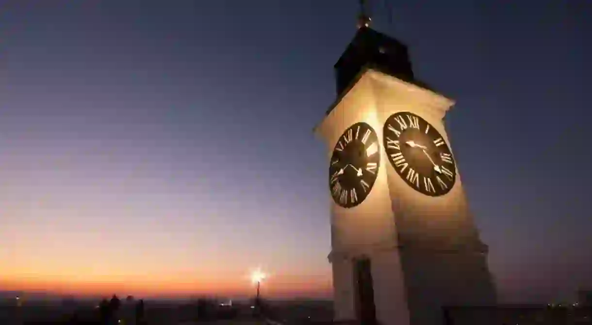 Petrovaradins unusual clock