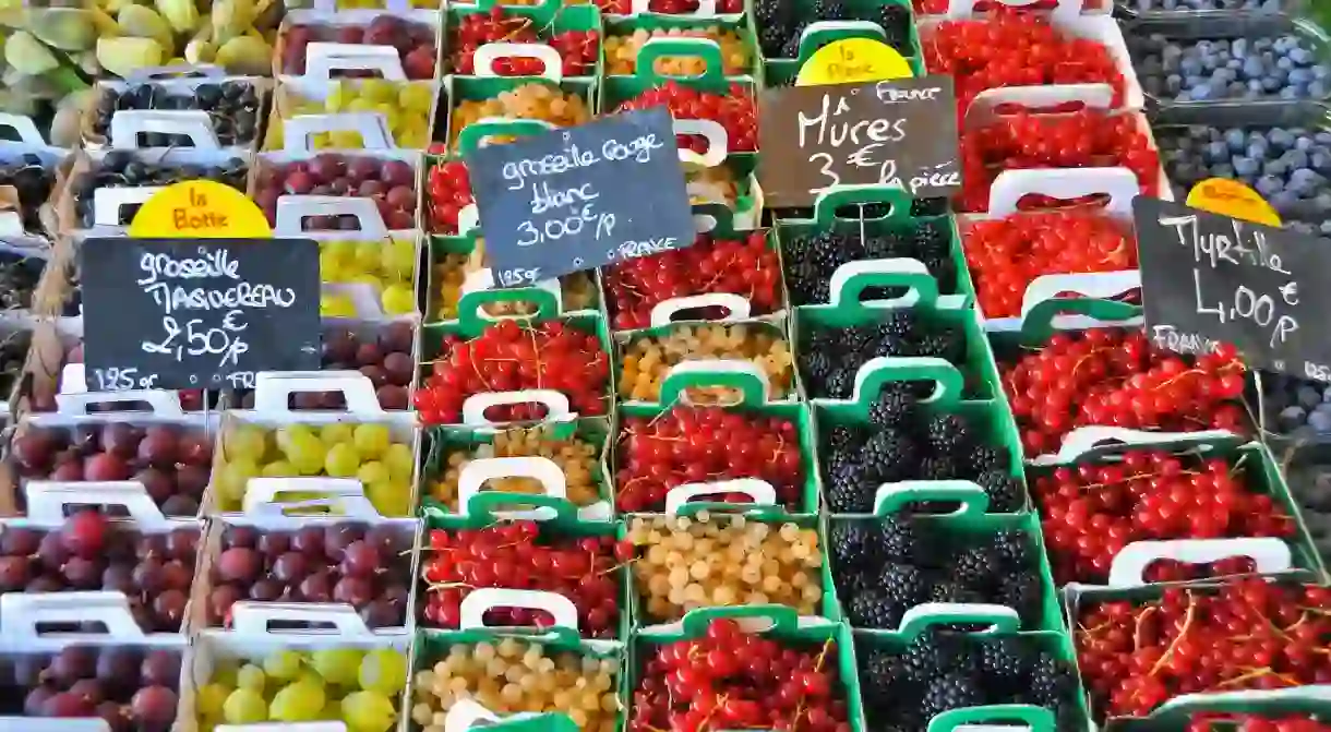 Selection of berries