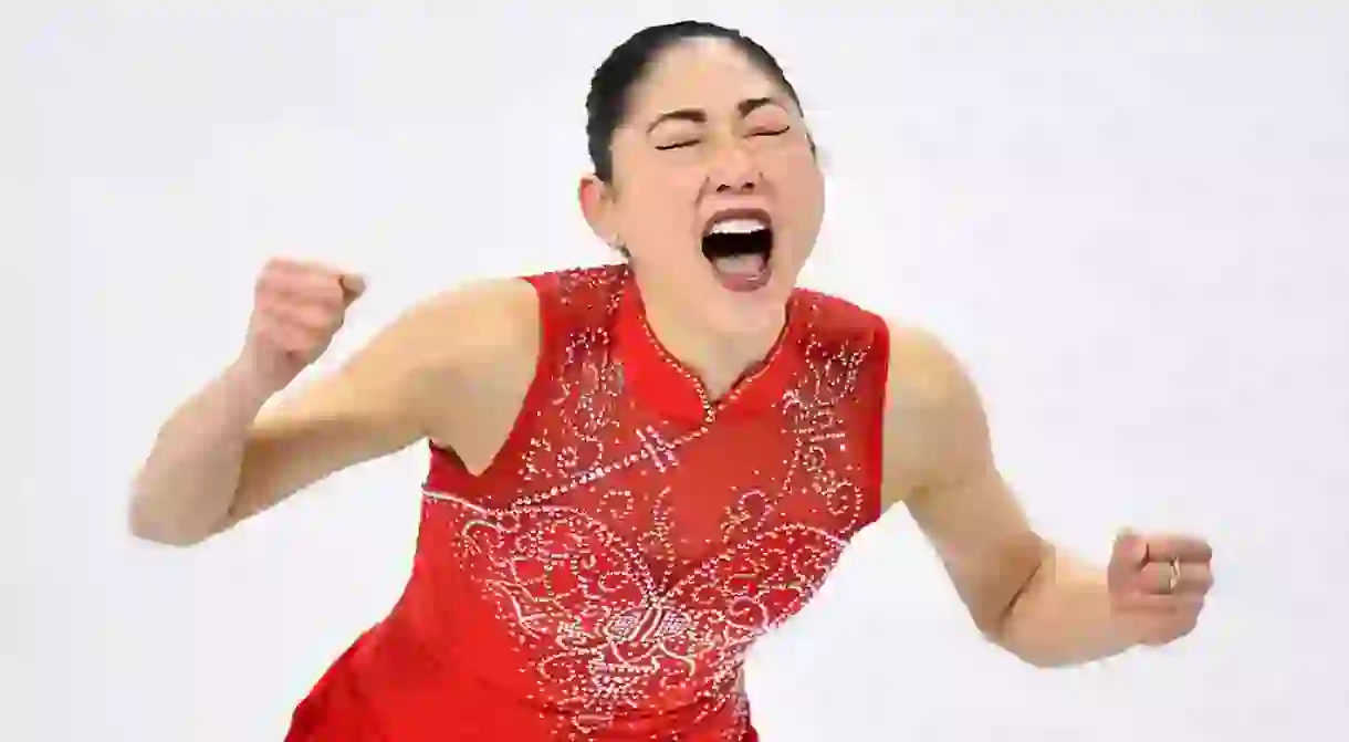 American Mirai Nagasu is the third woman in history to land the triple axel at the Olympics.