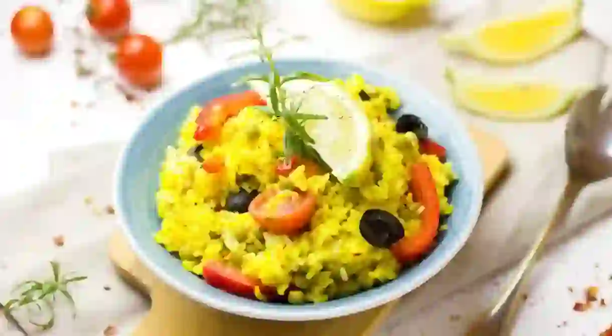 Rice bowl with veggies