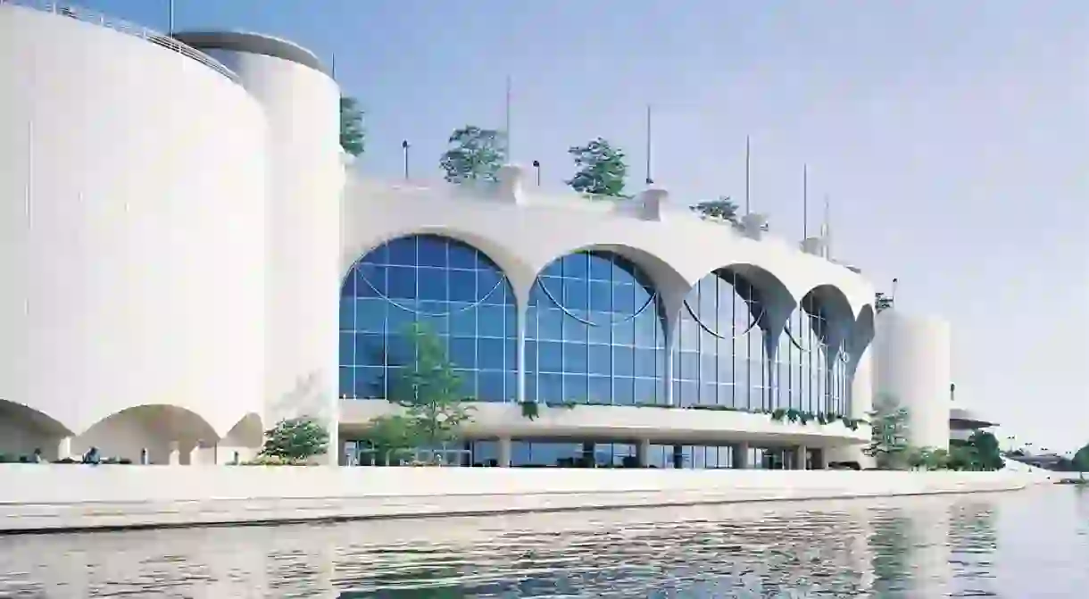 Monona Terrace from the lake