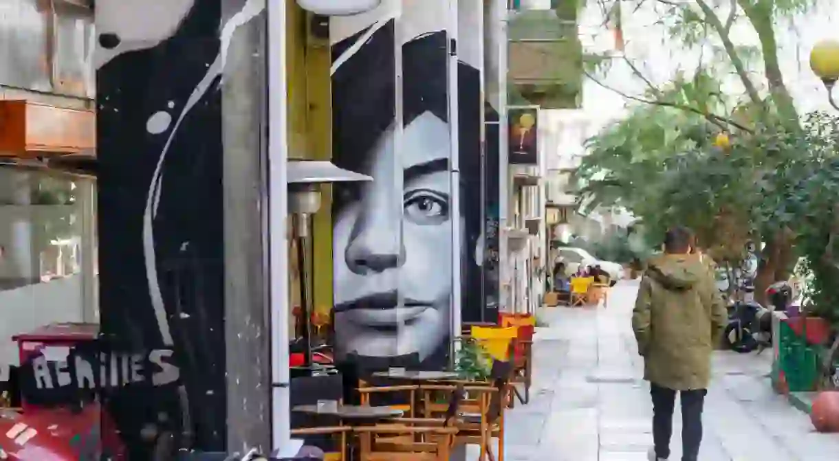 In the streets of Exarchia