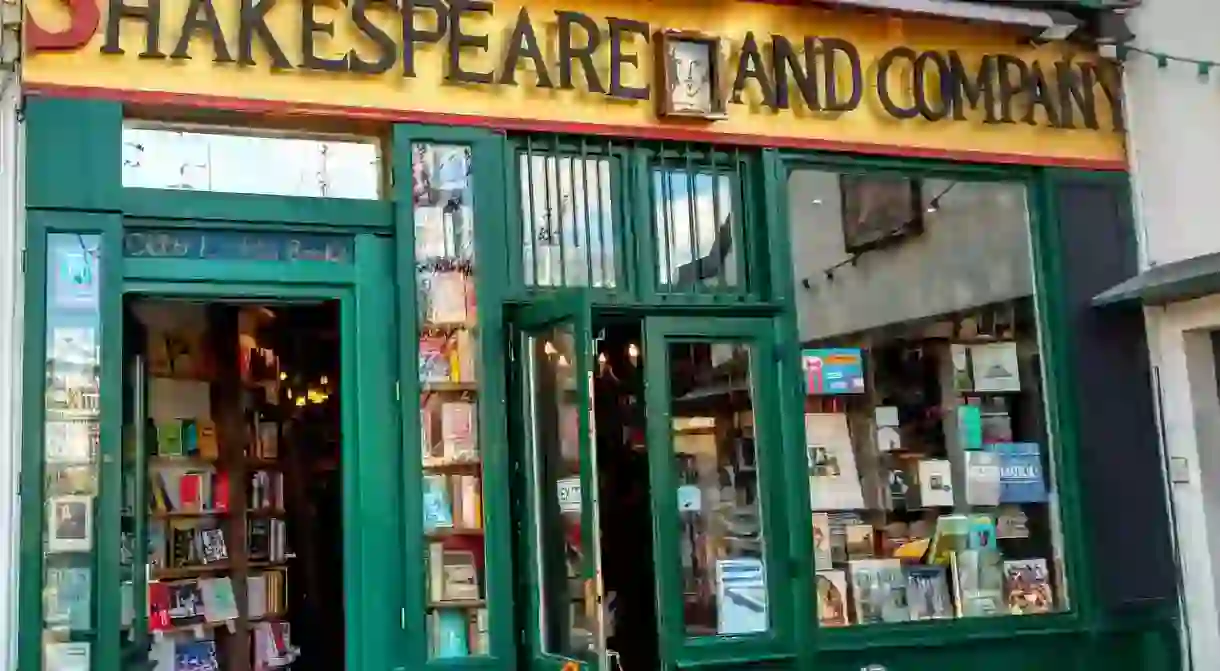 The iconic bookstore, Shakespeare and Company in Paris