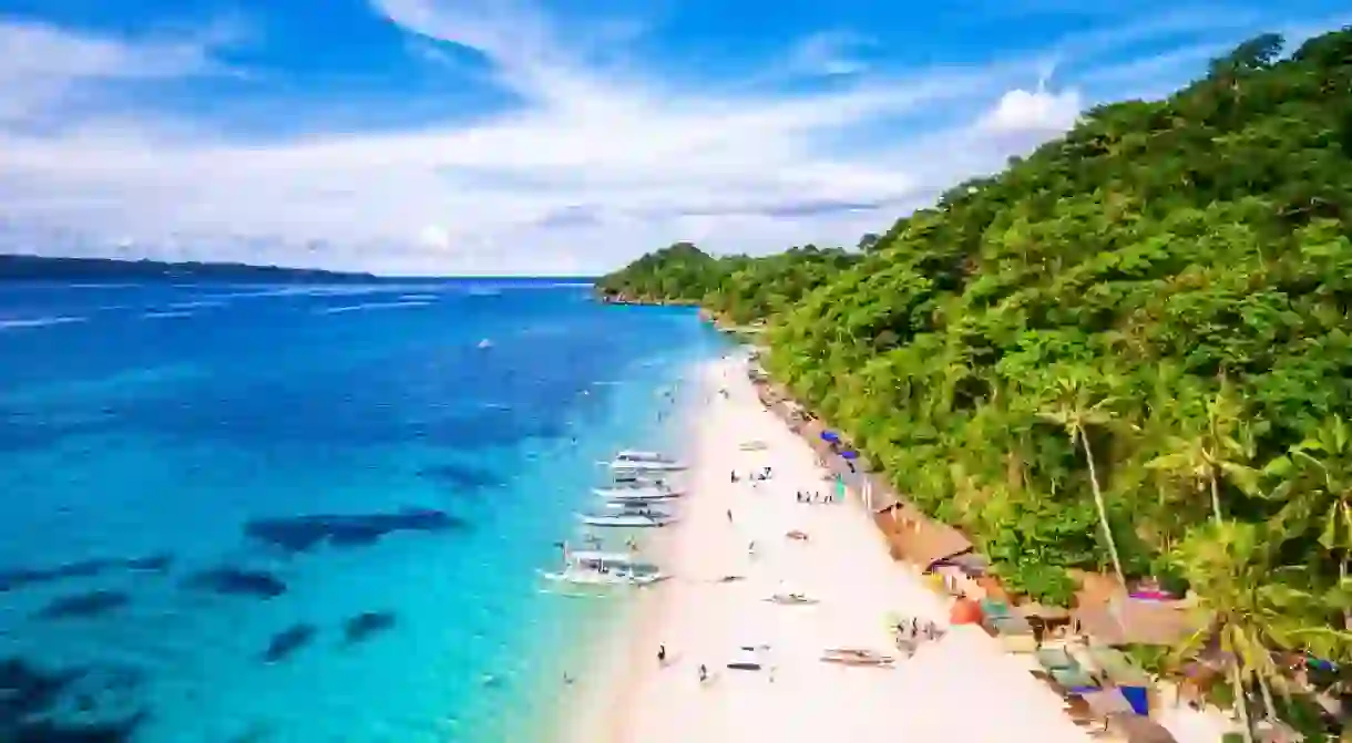 Aerial View of Boracay Island