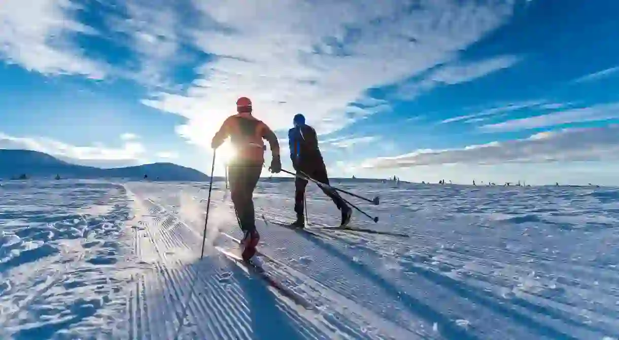 Skiing at Trysil