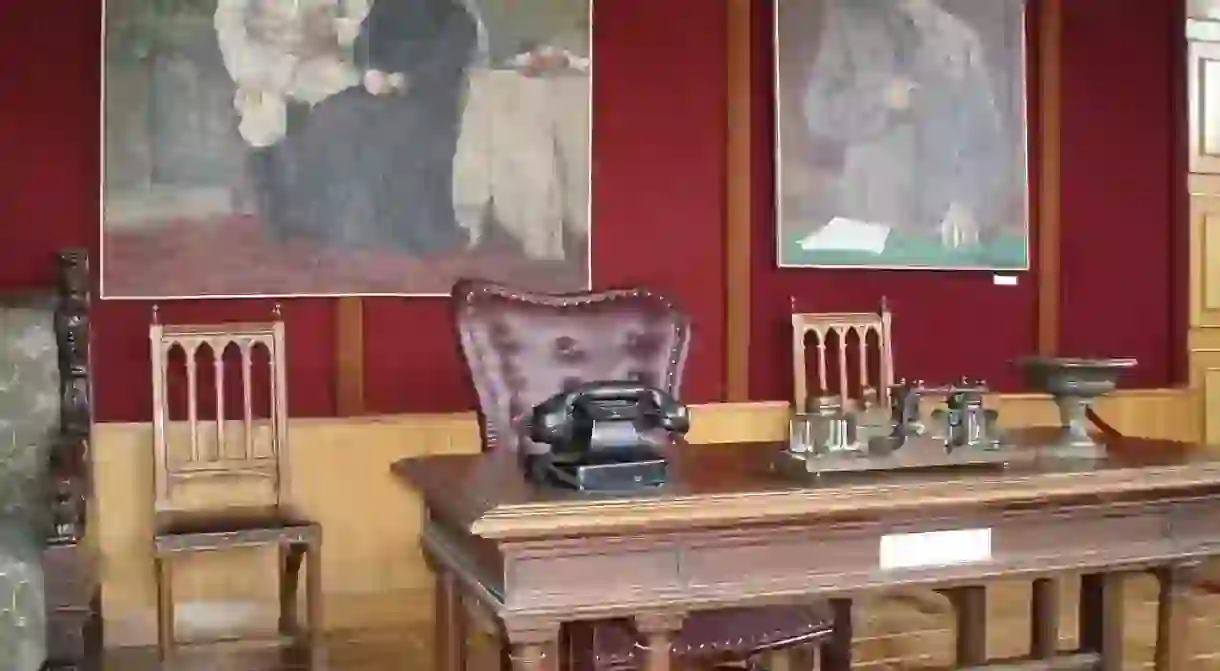 Stalins desk at the museum