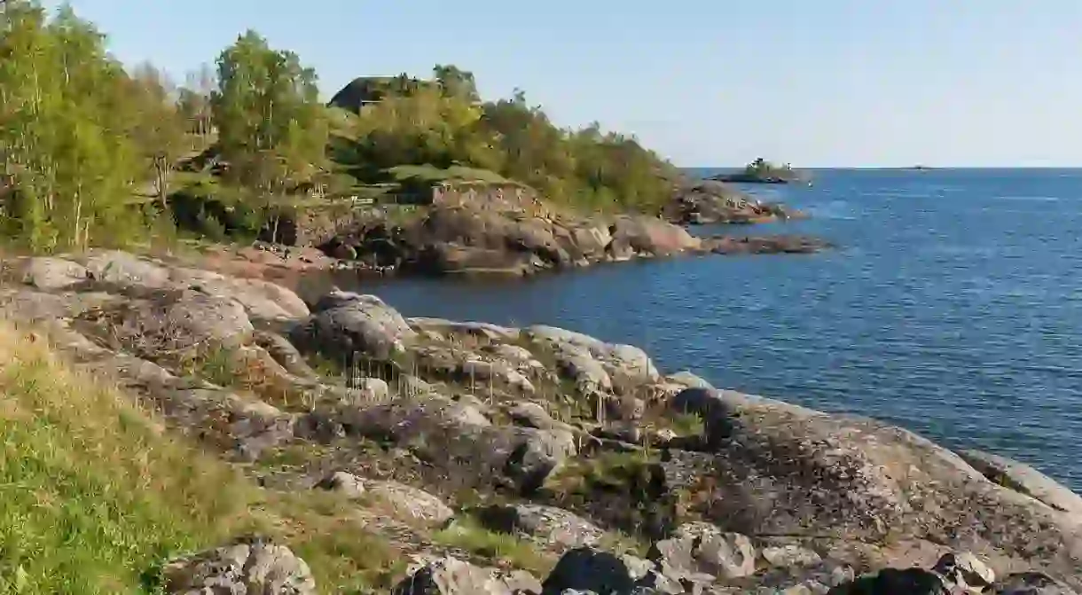 Island on Helsinki archipelago