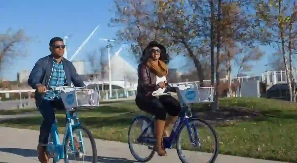 Biking in Milwaukee