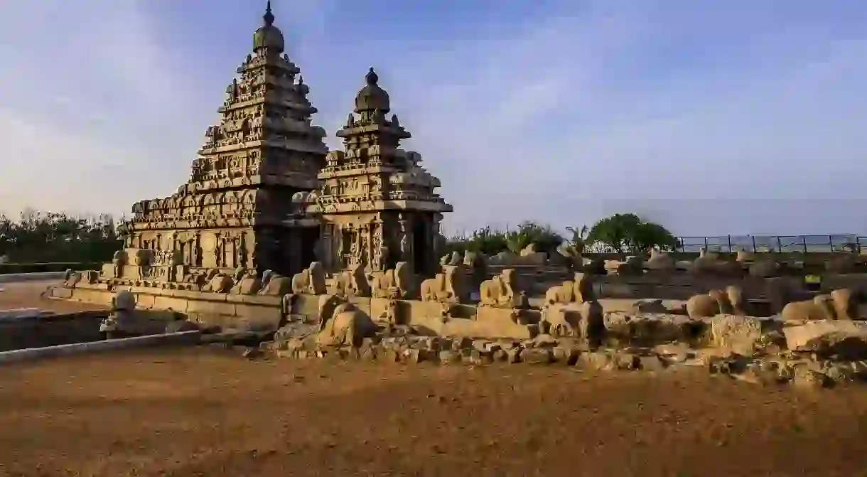 The Shore Temple at Mamallapuram