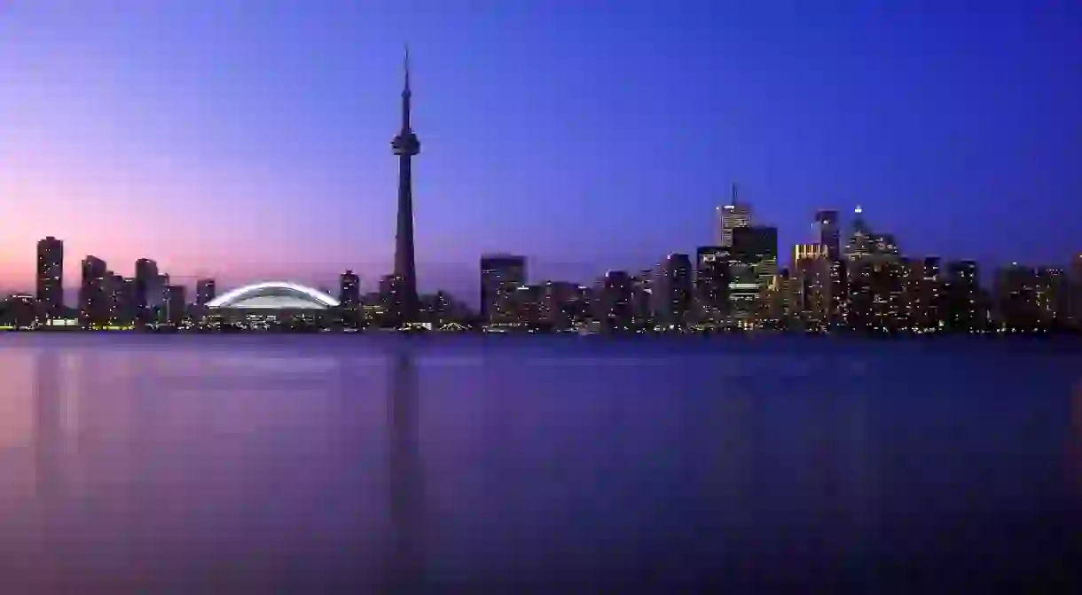 Toronto skyline from Lake Ontario