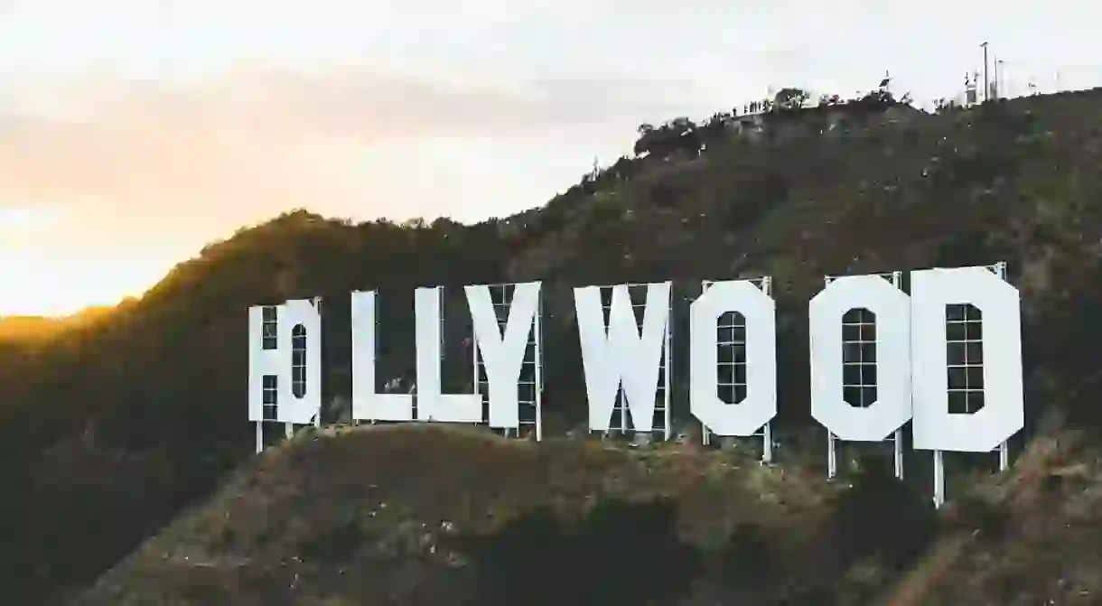 The famous Hollywood sign