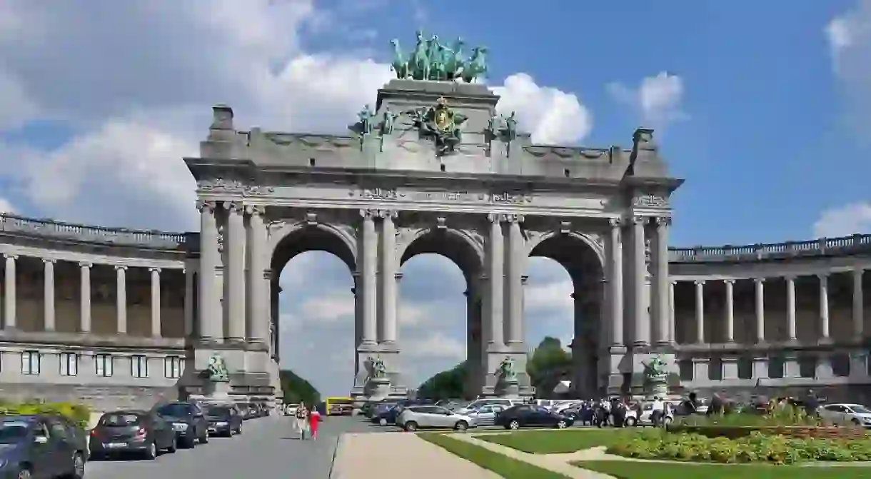 Triumphal Arch of the Cinquantenaire in Brussels