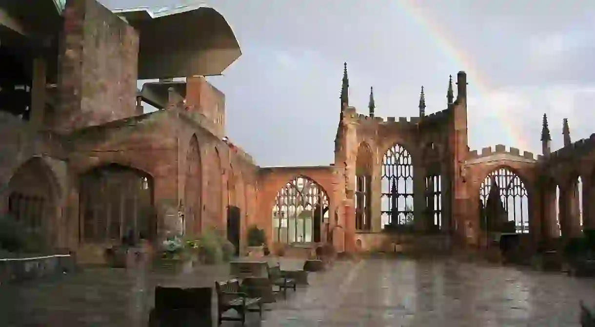 The old section of Coventry Cathedral