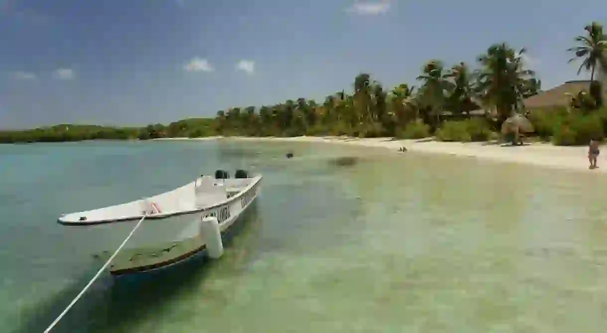 The bay of Isla Contoy