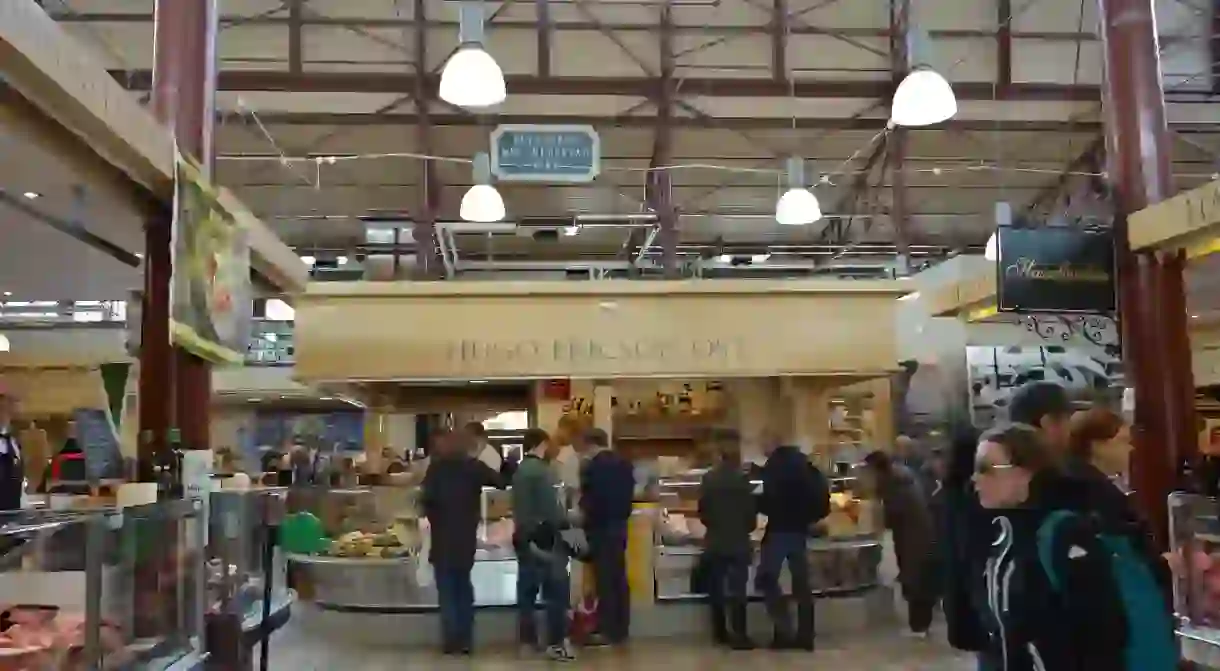 One of the many excellent vendors in the food hall