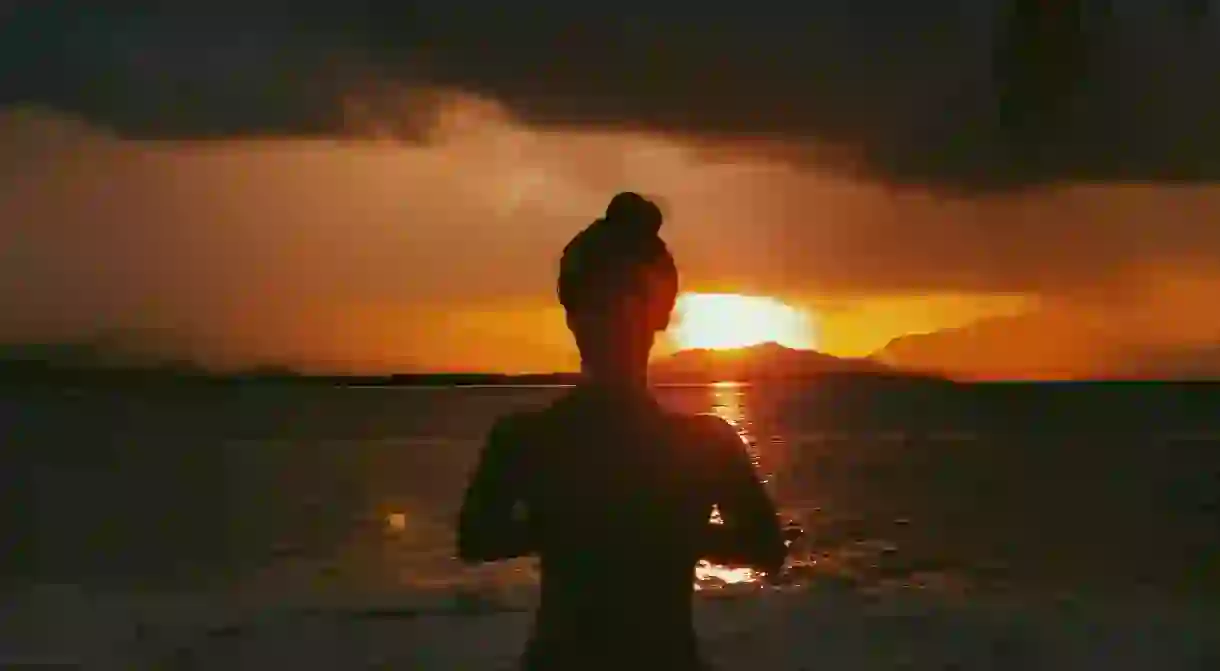 Sunset at Isla Pandan, Honda Bay, Palawan