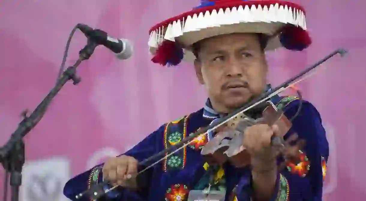 Venado Azul at the Fiesta de las Culturas Indígenas