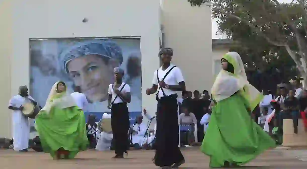 Dhofari dance at Souq Al Half