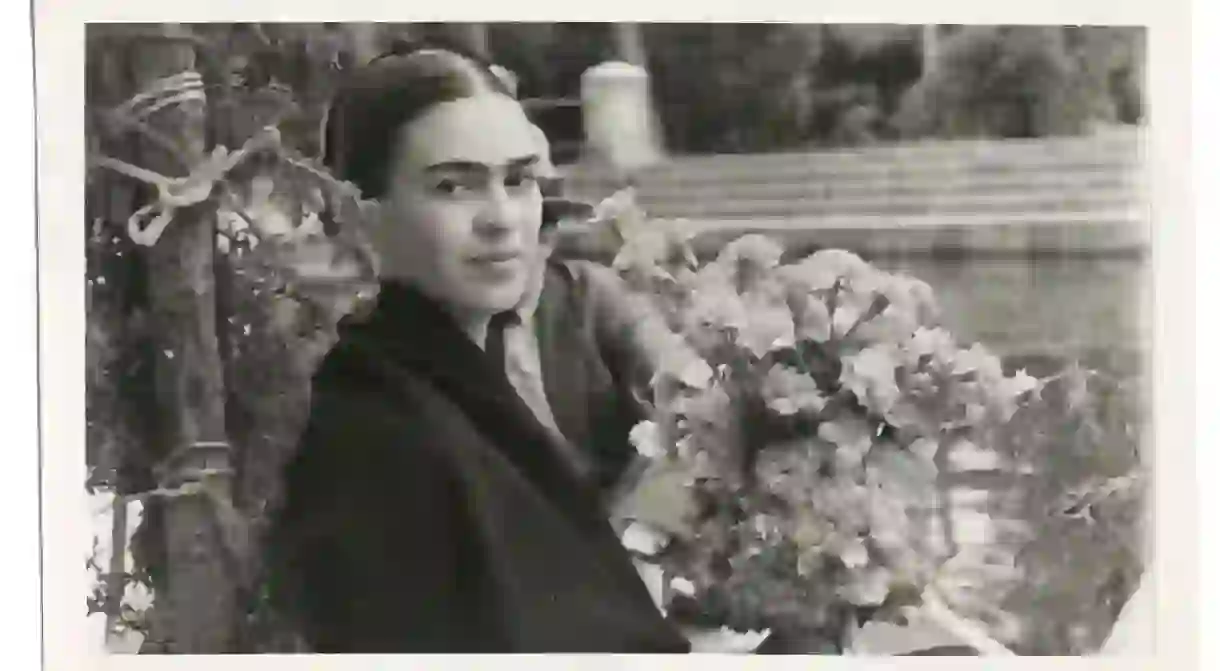 Frida on a boat ride