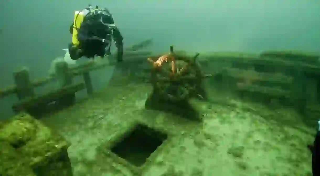 The F.T. Barney, Thunder Bay National Marine Sanctuary