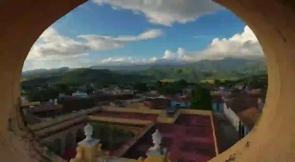 The view from the Museo Nacional de Lucha Contra Bandidos in Trinidad, Cuba